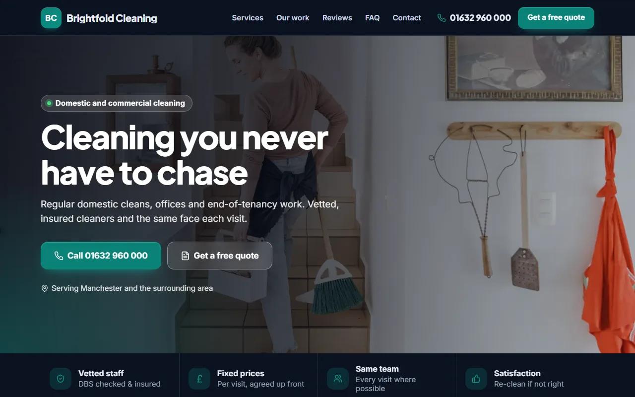 Example design for a cleaner