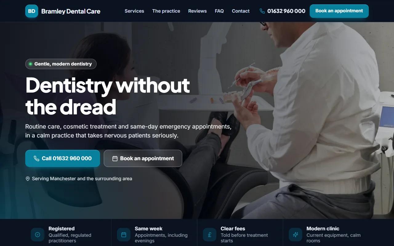 Example design for a dentist